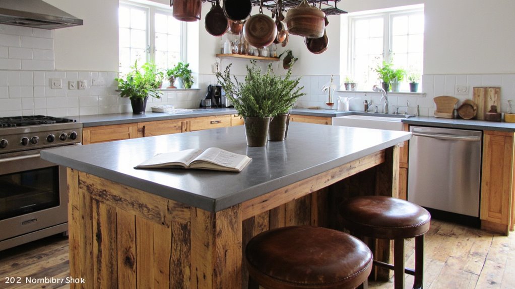 functional minimalist kitchen islands