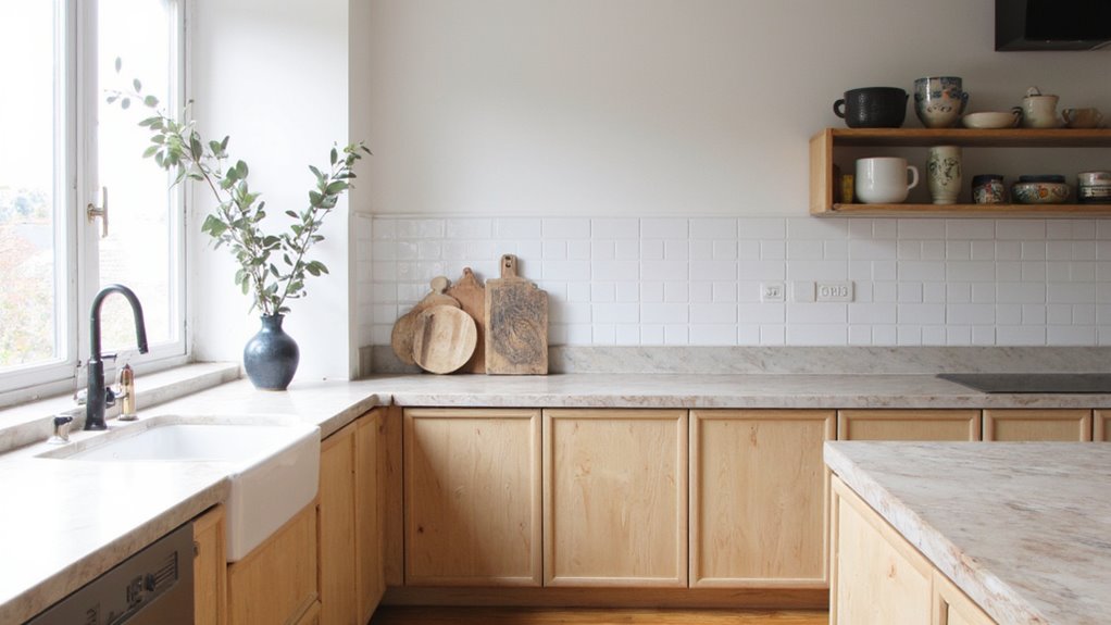 functional yet artistic kitchen