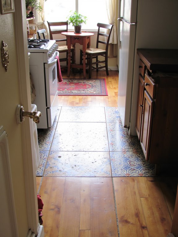 functional zones with flooring