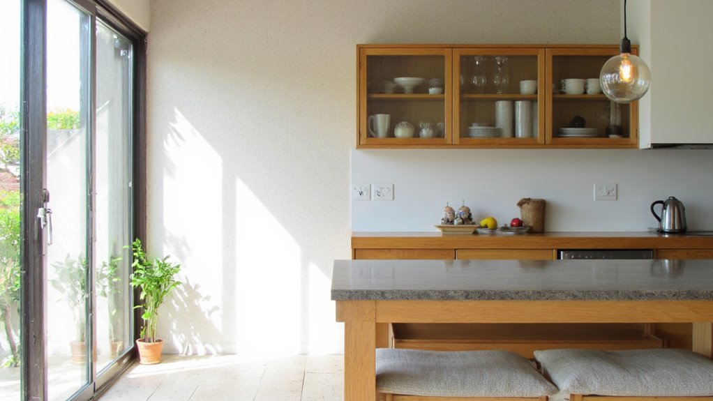 glass elements enhance transparency