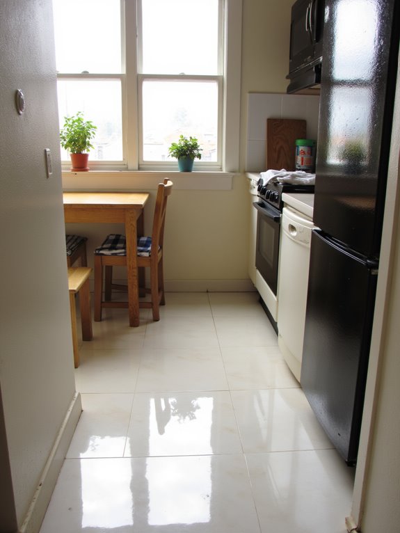 glossy surfaces enhance kitchens