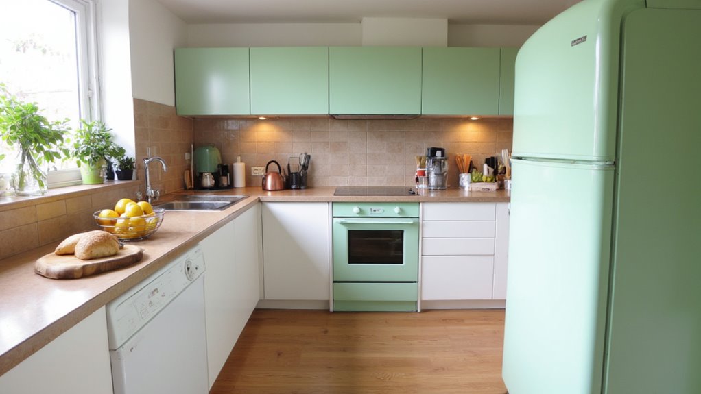 green appliances enhance kitchens