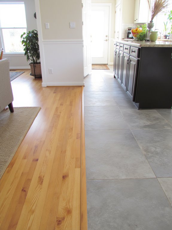 harmonizing wood and tile