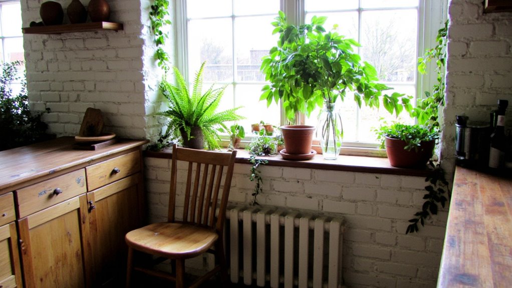 indoor herbs enhance kitchen