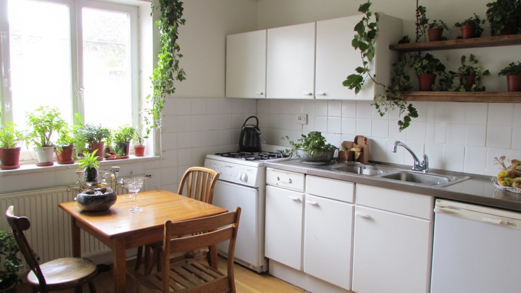 indoor plants enhance kitchens