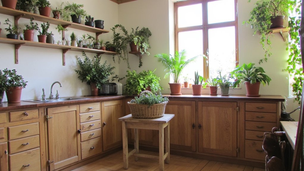 indoor plants enhance kitchens
