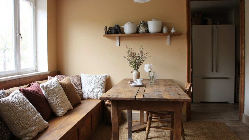 intimate and inviting dining