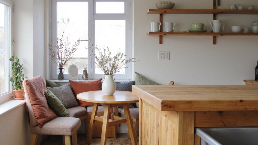 inviting breakfast nook design