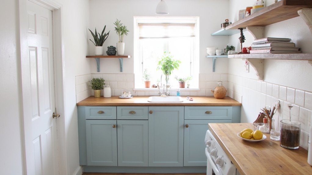 light colors enhance spaciousness