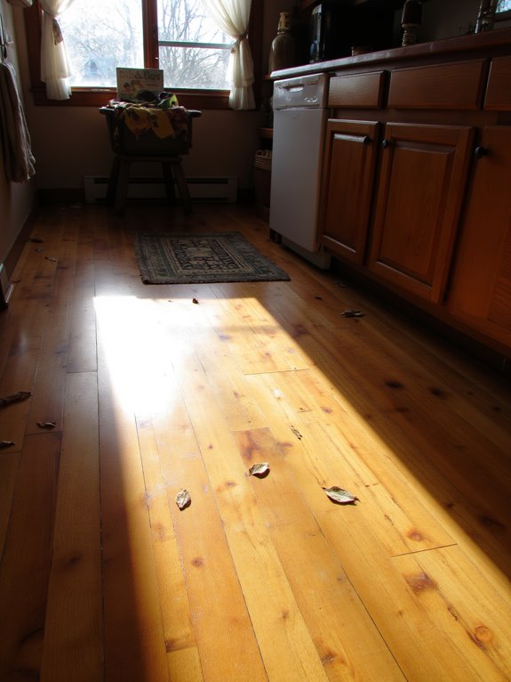 maintain warm wood floors