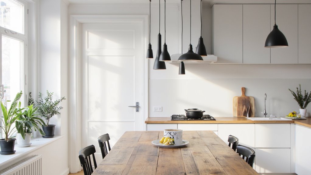 minimalist pendant lighting glow