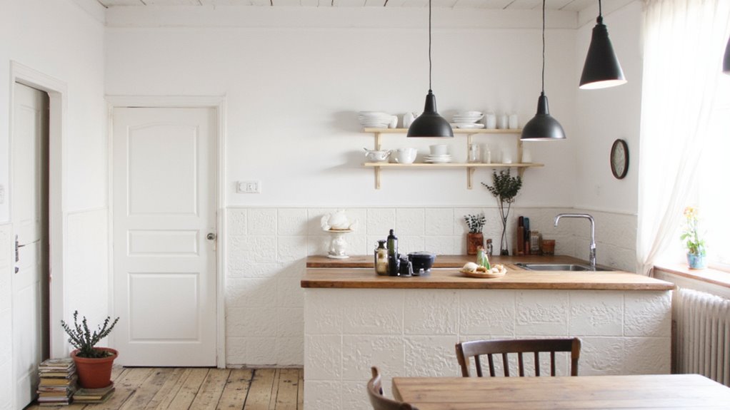 minimalist pendant lights enhance ambiance