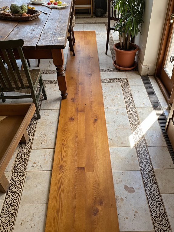 mixed material kitchen borders