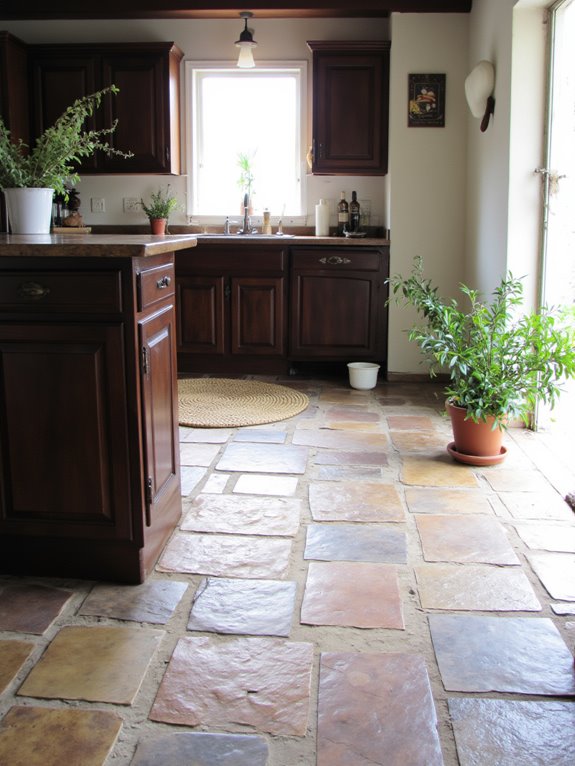 natural stone kitchen flooring