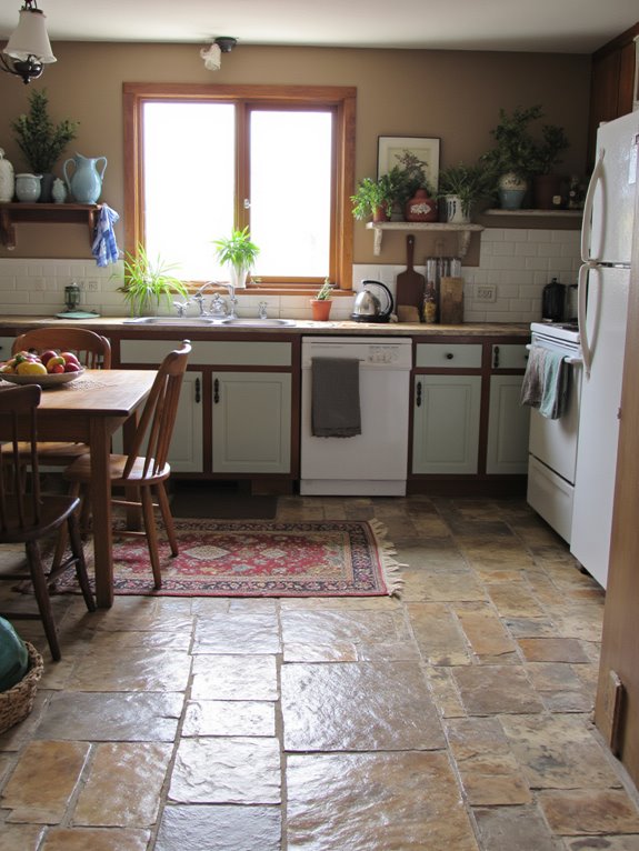 natural tiles earthy tones