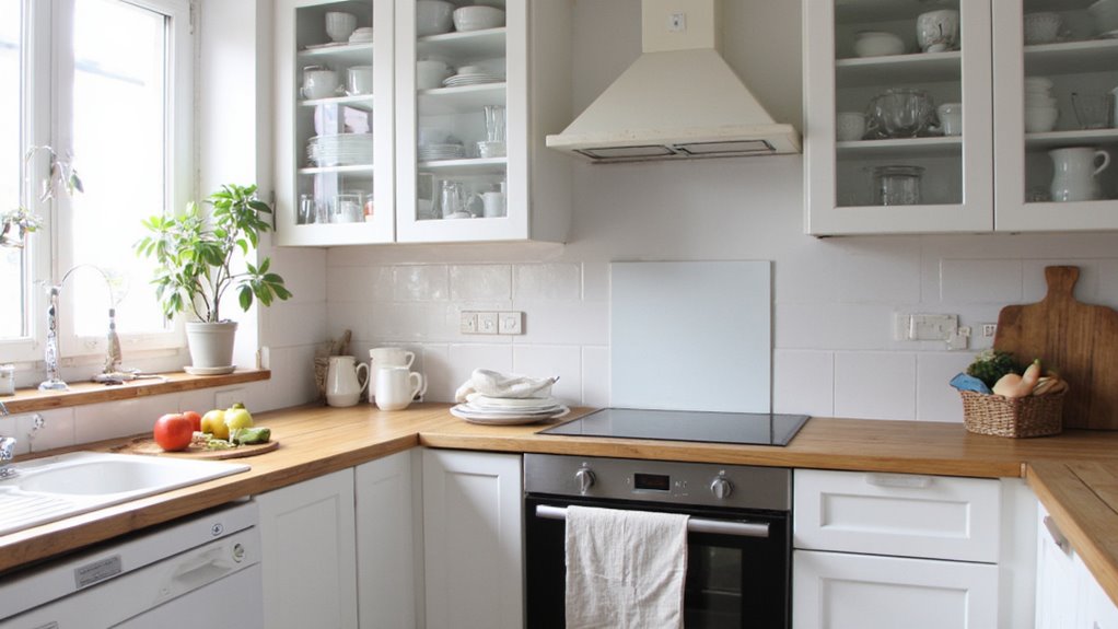 open airy kitchen design