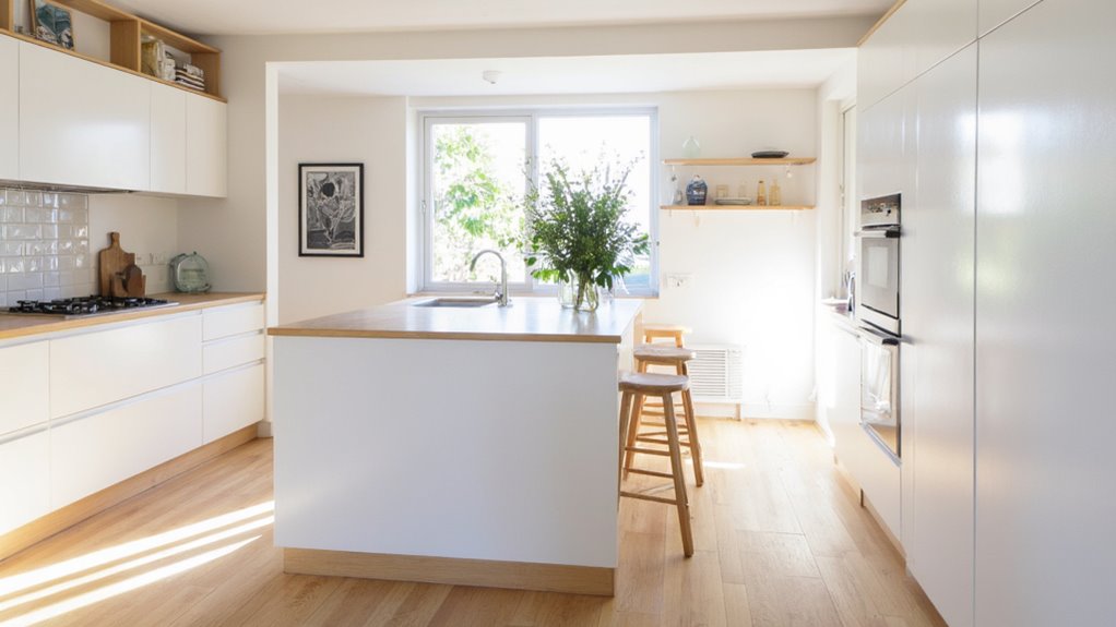 open layouts enhance brightness