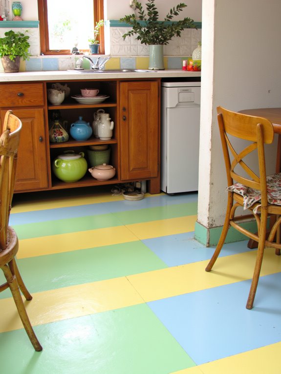 practical colorful easy to clean flooring