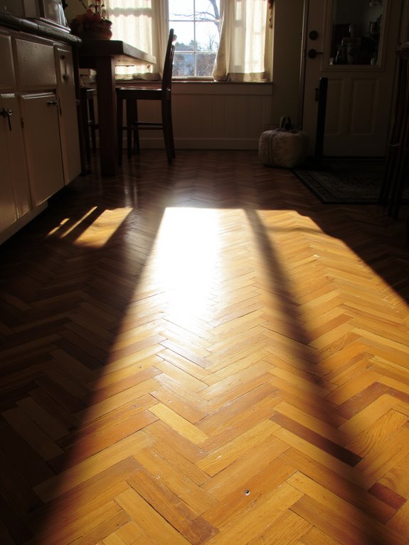 prepare for herringbone installation