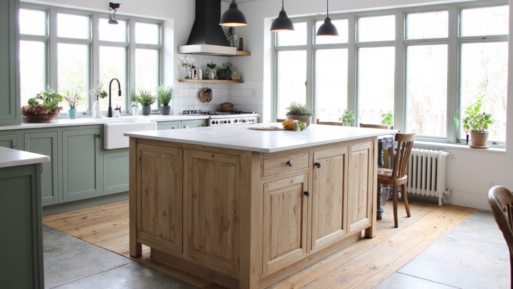 rustic modern kitchen balance