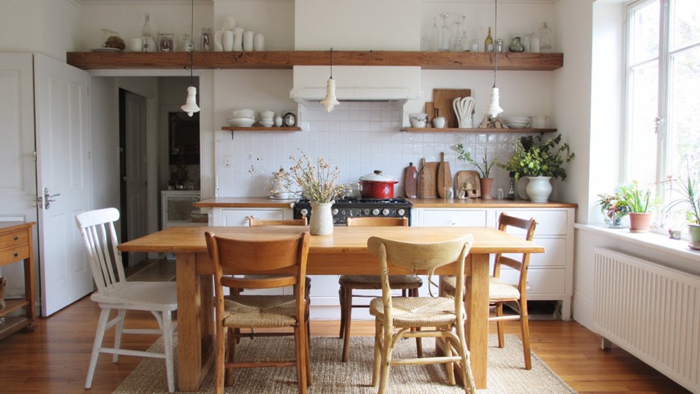 rustic table warm gatherings