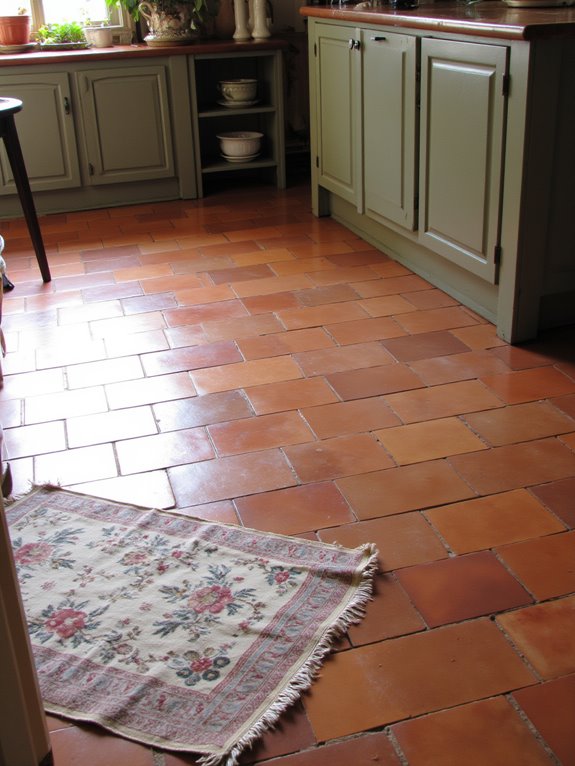 rustic terracotta tile warmth
