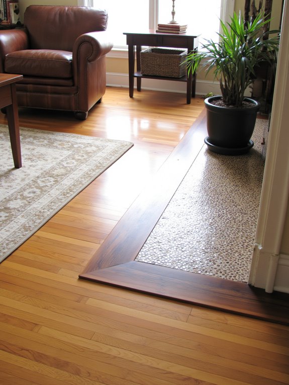 seamless floor transition trims