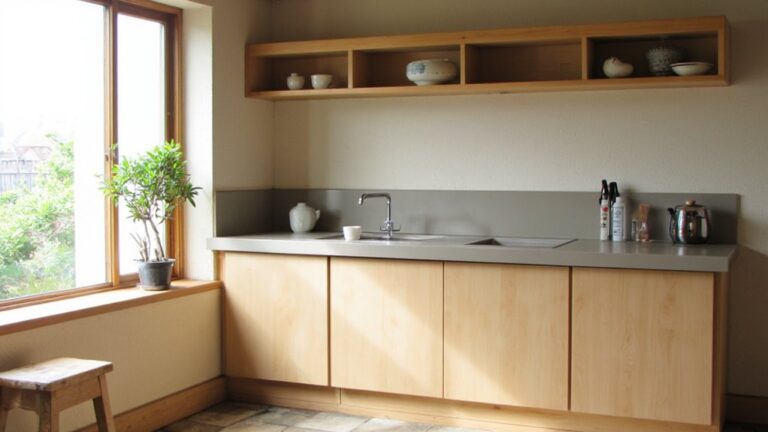 serene japandi kitchen designs