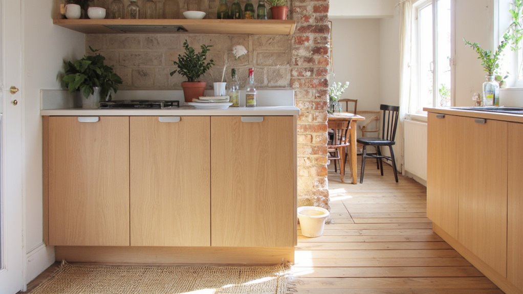 sleek modern minimalist cabinetry