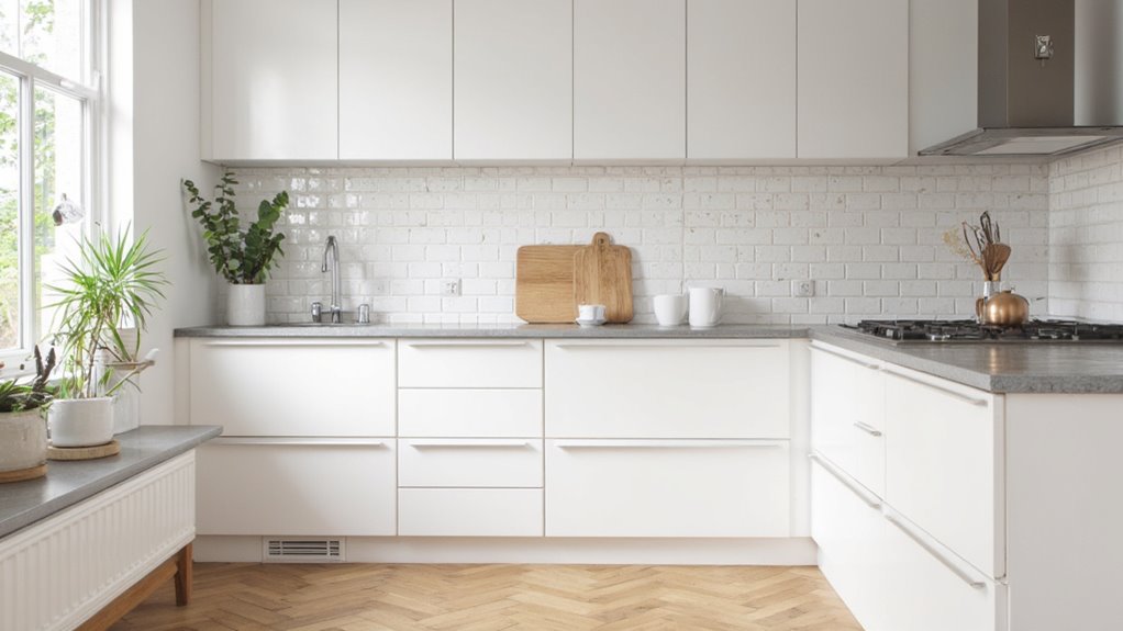 sleek scandinavian cabinet designs