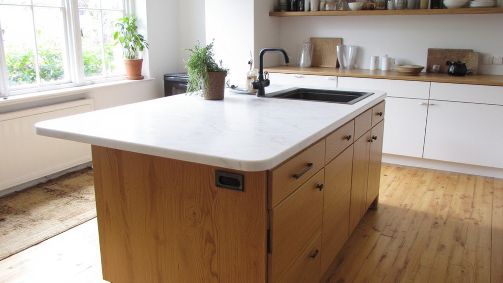 sleek scandinavian kitchen design