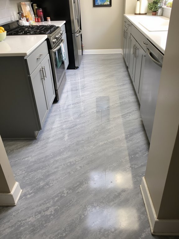 sleek seamless durable flooring