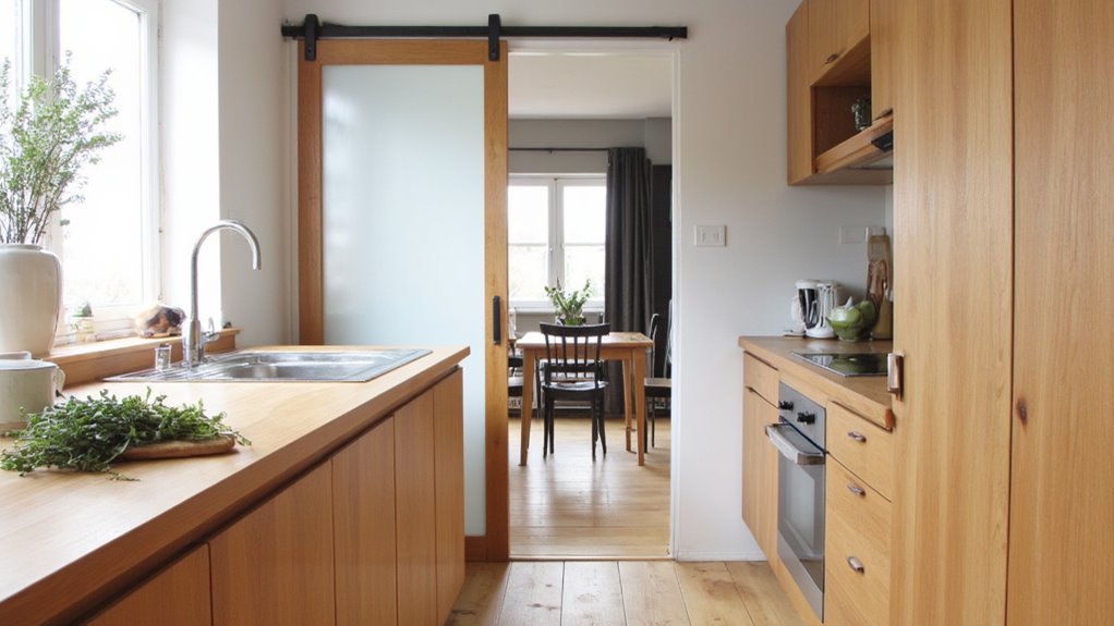 sliding doors enhance space