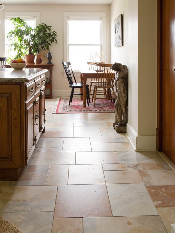 sophisticated stone look vinyl