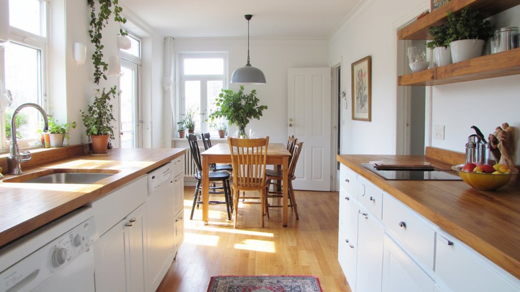 spacious social inviting kitchen