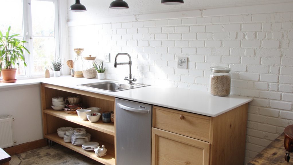 storage friendly kitchen island design