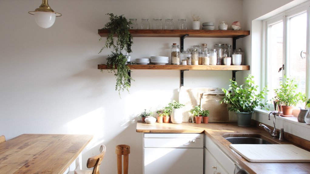 stylish open shelving benefits