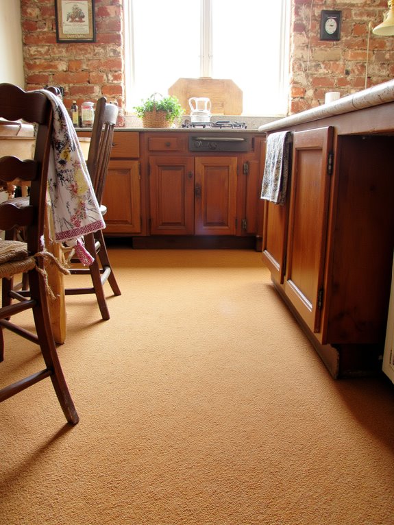 textured carpeting for coziness