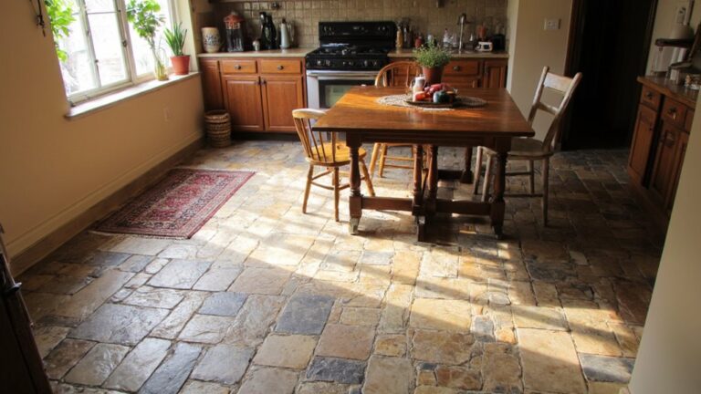 19 Timeless Stone Kitchen Flooring Ideas That Never Feel Dated timeless stone kitchen flooring