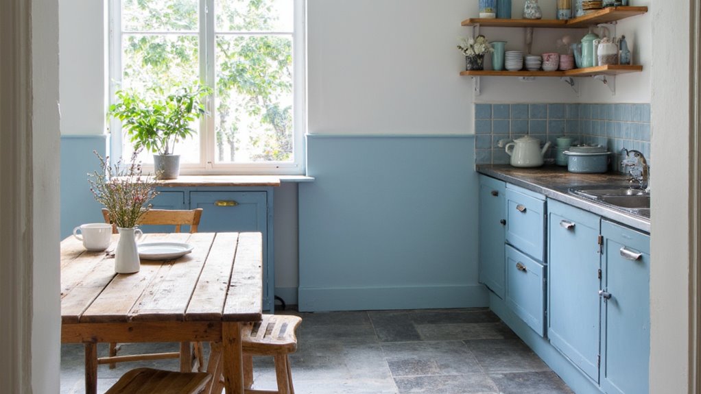 tranquil and versatile kitchen