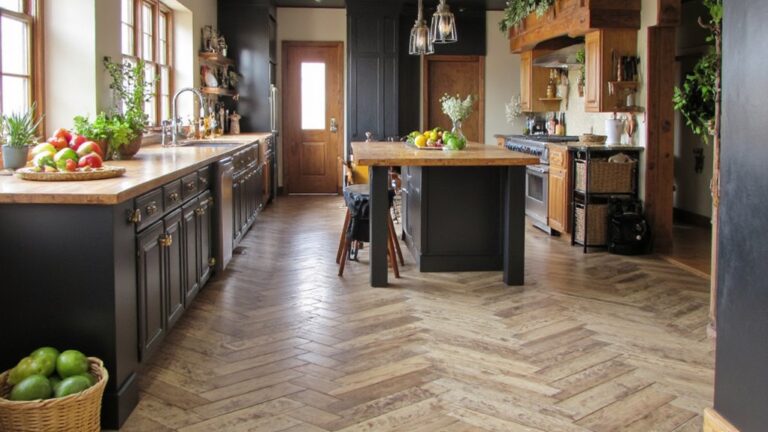 24 Trendy Modern Farmhouse Kitchen Flooring Ideas To Copy trendy farmhouse kitchen flooring