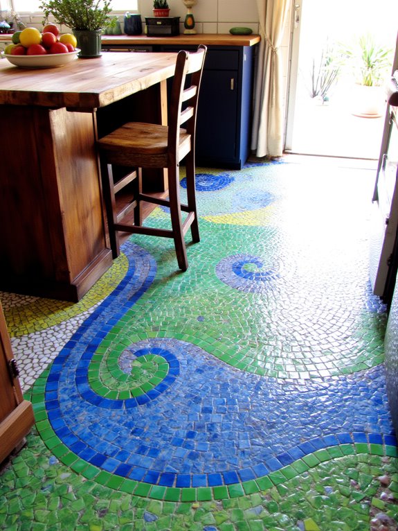 vibrant mosaic tile creativity