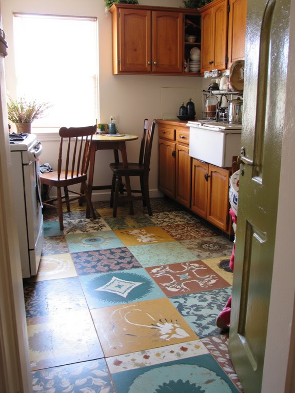 vintage charm with tiles