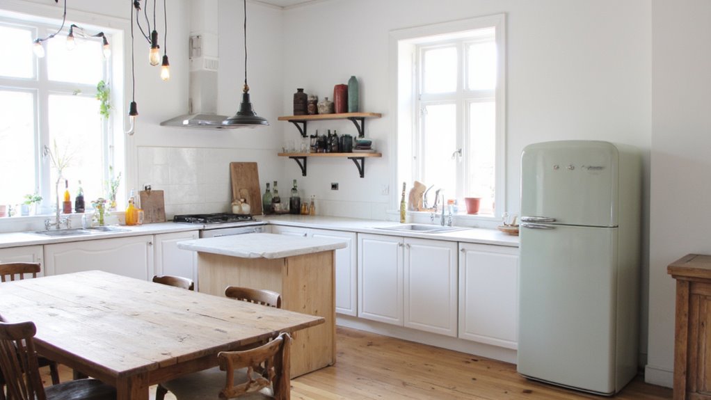 vintage pieces add warmth