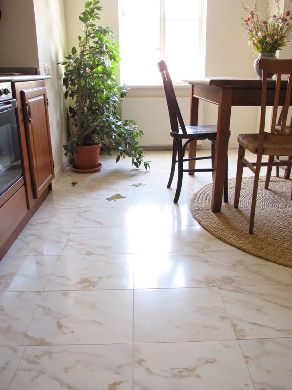 vinyl floor maintenance routine