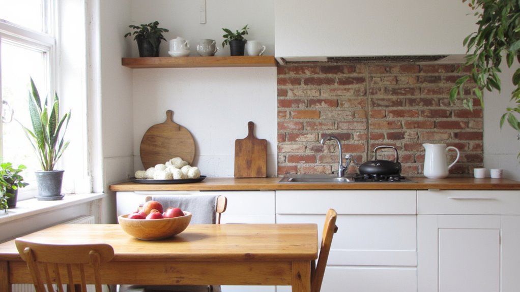 warmth from wooden accents