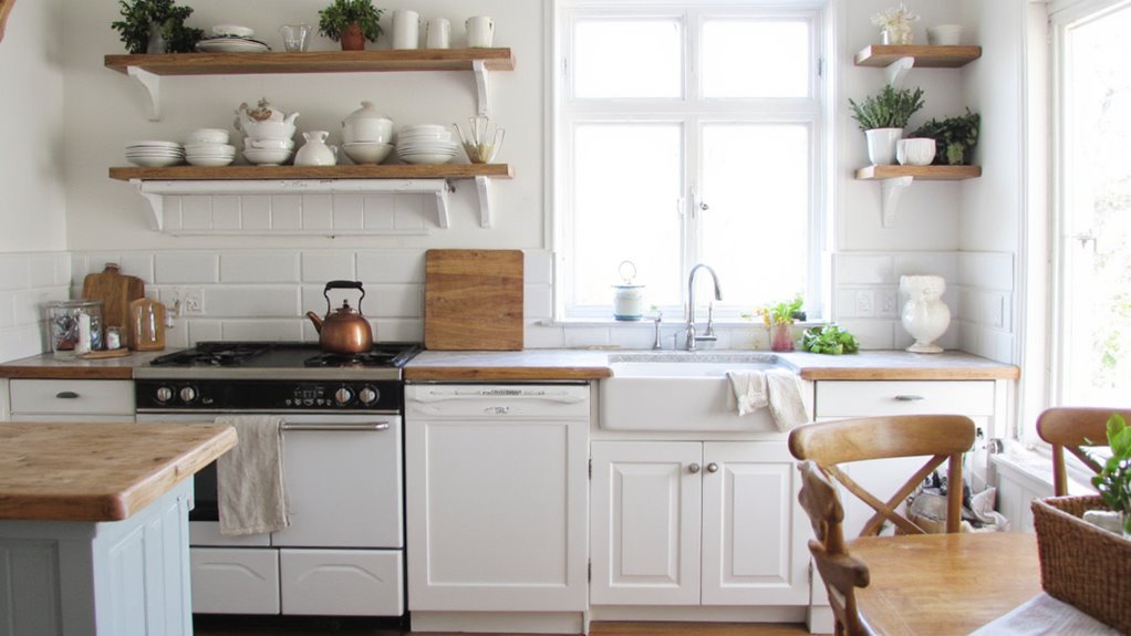 white and wood harmony