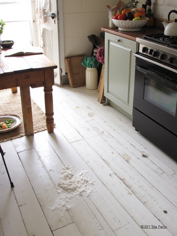 whitewashed boards rustic charm