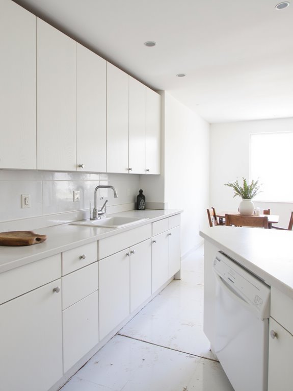 all white kitchen design tips