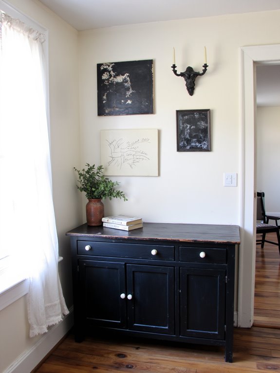 artistic black and ivory